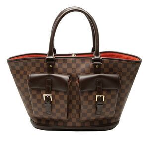 Louis Vuitton Manosque GM Damier PVC Leather Handbag